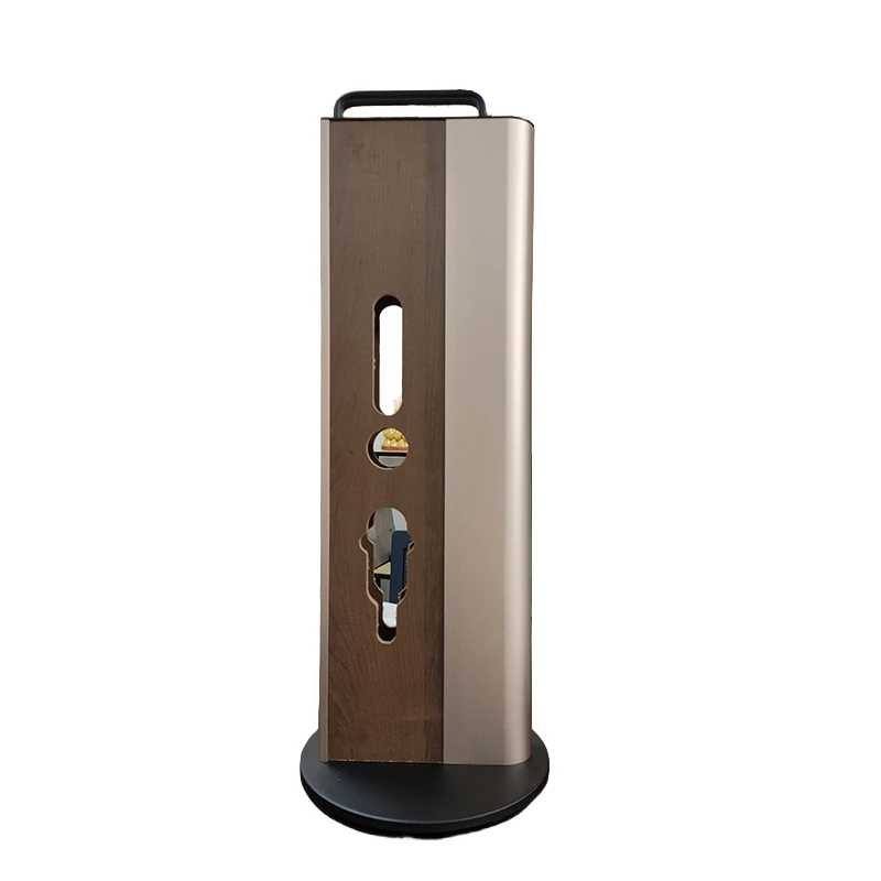 Natural Grain Door Lock Display Stand